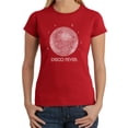 thumbnail image 1 of LA Pop Art Women's Word Art T-Shirt - Disco Ball, 1 of 2