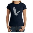 thumbnail image 1 of LA Pop Art Women's Word Art T-Shirt - Eagle, 1 of 2