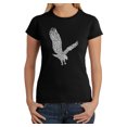 thumbnail image 1 of LA Pop Art Women's Word Art T-Shirt - Eagle, 1 of 2