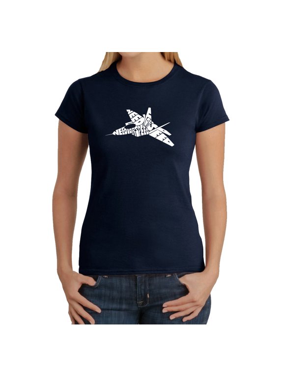 Women's Word Art T-Shirt - FIGHTER JET - NEED FOR SPEED