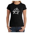thumbnail image 1 of LA Pop Art Women's Word Art T-Shirt - GREAT ALL TIME PUNK SONGS, 1 of 2