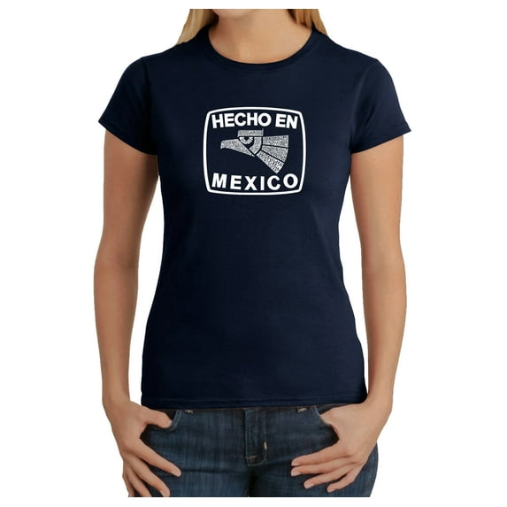 LA Pop Art Women's Word Art T-Shirt - HECHO EN MEXICO