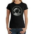 thumbnail image 1 of LA Pop Art Women's Word Art T-Shirt - I Need My Space Astronaut, 1 of 2