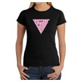 thumbnail image 1 of LA Pop Art Women's Word Art T-Shirt - I SUPPORT EQUAL RIGHTS, 1 of 2