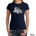 thumbnail image 1 of LA Pop Art Women's Word Art T-Shirt - KEEP ON TRUCKIN', 1 of 2
