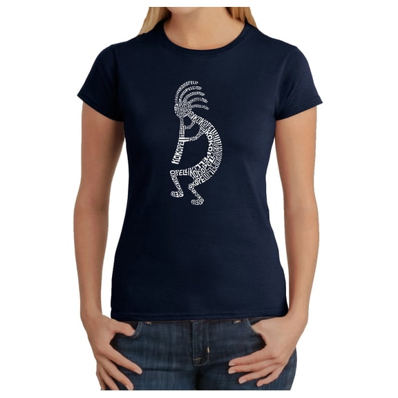 LA Pop Art Women's Word Art T-Shirt - Kokopelli