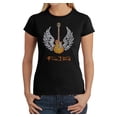 thumbnail image 1 of LA Pop Art Women's Word Art T-Shirt - LYRICS TO FREEBIRD, 1 of 2