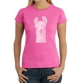thumbnail image 1 of LA Pop Art Women's Word Art T-Shirt - Llama, 1 of 2
