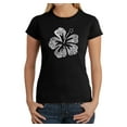 thumbnail image 1 of LA Pop Art Women's Word Art T-Shirt - Mahalo, 1 of 2