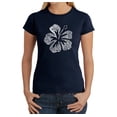thumbnail image 1 of LA Pop Art Women's Word Art T-Shirt - Mahalo, 1 of 2