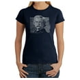 thumbnail image 1 of LA Pop Art Women's Word Art T-Shirt - Mark Twain, 1 of 2
