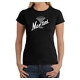 thumbnail image 1 of LA Pop Art Women's Word Art T-Shirt - Martini, 1 of 2