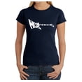 thumbnail image 1 of LA Pop Art Women's Word Art T-Shirt - Metal Head, 1 of 2