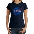 thumbnail image 1 of LA Pop Art Women's Word Art T-Shirt - NASA's Most Notable Missions, 1 of 2