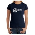 thumbnail image 1 of LA Pop Art Women's Word Art T-Shirt - NY SUBWAY, 1 of 2