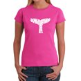 thumbnail image 1 of LA Pop Art Women's Word Art T-Shirt - SAVE THE WHALES, 1 of 2