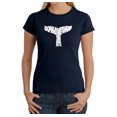thumbnail image 1 of LA Pop Art Women's Word Art T-Shirt - SAVE THE WHALES, 1 of 2