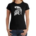 thumbnail image 1 of LA Pop Art Women's Word Art T-Shirt - SPARTAN, 1 of 2