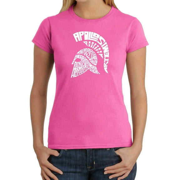 LA Pop Art Women's Word Art T-Shirt - SPARTAN