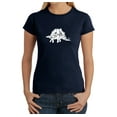 thumbnail image 1 of LA Pop Art Women's Word Art T-Shirt - STEGOSAURUS, 1 of 2