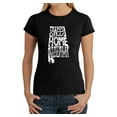 thumbnail image 1 of LA Pop Art Women's Word Art T-Shirt - Sweet Home Alabama, 1 of 2