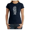 thumbnail image 1 of LA Pop Art Women's Word Art T-Shirt - TIGER, 1 of 2