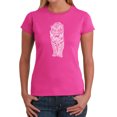 thumbnail image 1 of LA Pop Art Women's Word Art T-Shirt - TIGER, 1 of 2