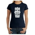 thumbnail image 1 of LA Pop Art Women's Word Art T-Shirt - TIKI - BIG KAHUNA, 1 of 2