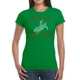 thumbnail image 1 of LA Pop Art Women's Word Art T-Shirt - This Aint My First Rodeo, 1 of 2