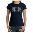 thumbnail image 1 of LA Pop Art Women's Word Art T-Shirt - Tokyo Sun, 1 of 2