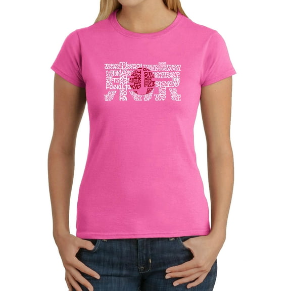 LA Pop Art Women's Word Art T-Shirt - Tokyo Sun