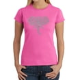 thumbnail image 1 of LA Pop Art Women's Word Art T-Shirt - Tusks, 1 of 2