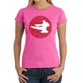 thumbnail image 1 of LA Pop Art Women's Word Art T-Shirt - Types of Martial Arts, 1 of 2
