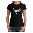thumbnail image 1 of LA Pop Art Women's Word Art T-Shirt - Velociraptor, 1 of 2
