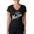 thumbnail image 1 of LA Pop Art Women's Word Art V-Neck T-Shirt - Martini, 1 of 2