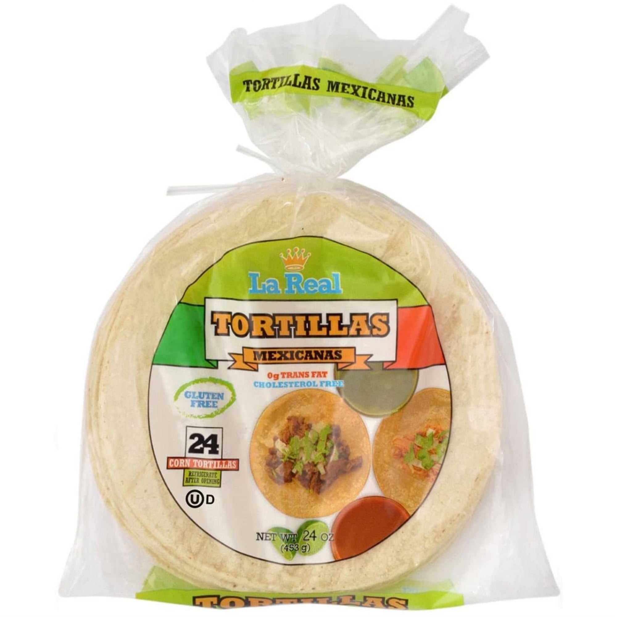 LA REAL TORTILLA YLLW MEXICANAS 24 OZ - Pack of 12
