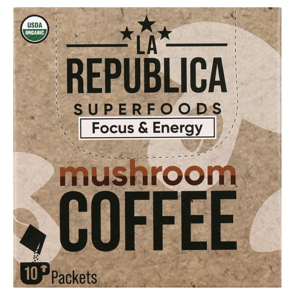 LA RUPUBLICA COFFEE COFFEE MUSHRM 7 SUPERFOOD 10 Sachets