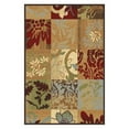 thumbnail image 1 of La Rugs Galaxy Area Rugs - 9107/16 Transitional Casual Multi-Color Patchwork Leaves Petals Vines Rug, 1 of 1
