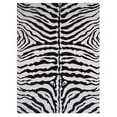 thumbnail image 1 of LA Rug, Fun Rugs Fun Time Zebra Skin Accent Rug - White, 1 of 1