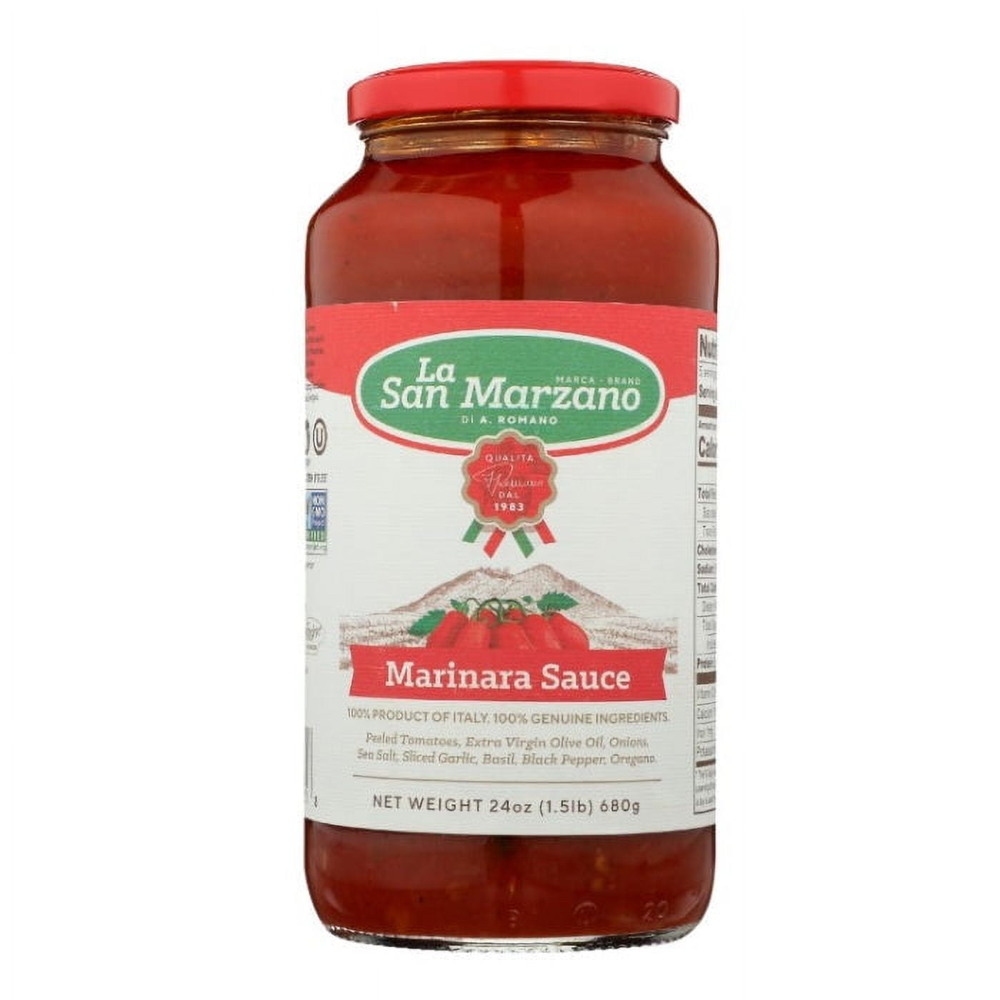 LA SAN MARZANO SAUCE MARINARA 24 FO - Pack of 6 - Walmart.com