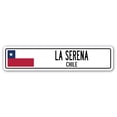 thumbnail image 1 of LA SERENA CHILE Street Sign Chilean flag city country road wall gift, 1 of 5