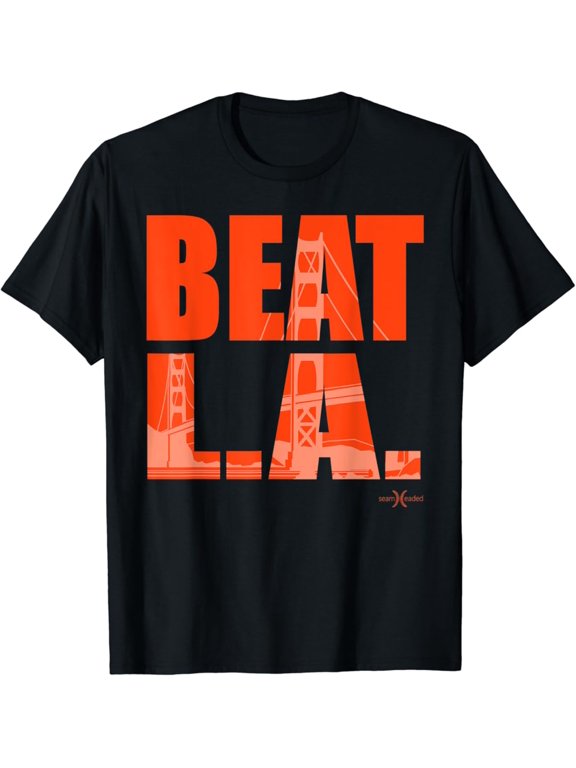 LA San Francisco Baseball Classic Cotton Tee Graphic Fan T-Shirt