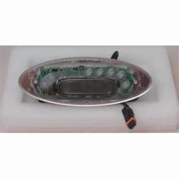 LA Spas PL-49205 Control Panel with Oval & Less overlay for in. K460