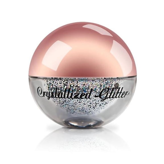 LA Splash  Cosmetics Eyeshadow Loose Crystallized Glitter, Dark Star