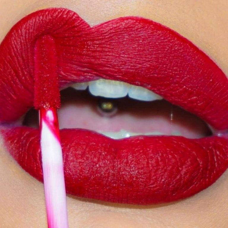 LA Splash Cosmetics Soft Liquid Matte Blood Red Lipstick - LIP COUTURE  (Poison Apple)