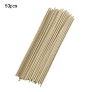 LA TALUS 50Pcs Bamboo Plant Grow Support Sticks Garden Potted Flower Canes Rod Tools 50pcs