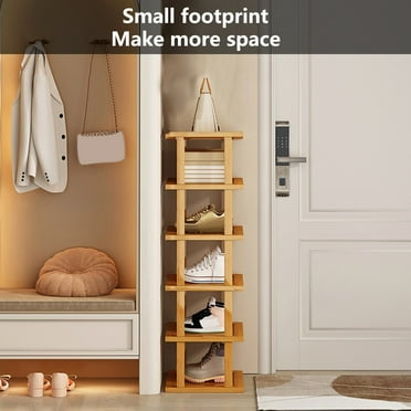 NVGSN Shoe Slots Organizer 20 Pack - Shoe Stackers For A Pair, Space Savers 50%, 4 Levels Adjustable, Double Layer Holders, White