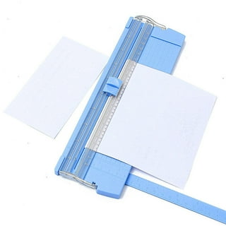 Hand Held Photo Cutter Round Cutting Tool for Paper ID Visa Picture Scrapbooking - Blue, 40mm, Size: 40 mm