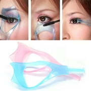 LA TALUS Eyelash Guard Solid Anti-Fall Lightweight Makeup Mascara Guard Curler Applicator Comb for Female Pink