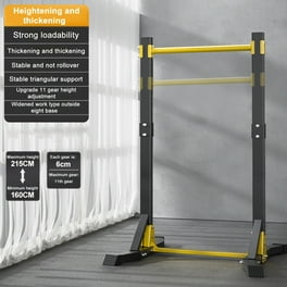 VEVOR Chin Workout Body Tower Push Up Bar Stand 280lbs Adjustable Height Portable Fitness Equipment Home Gym Walmart